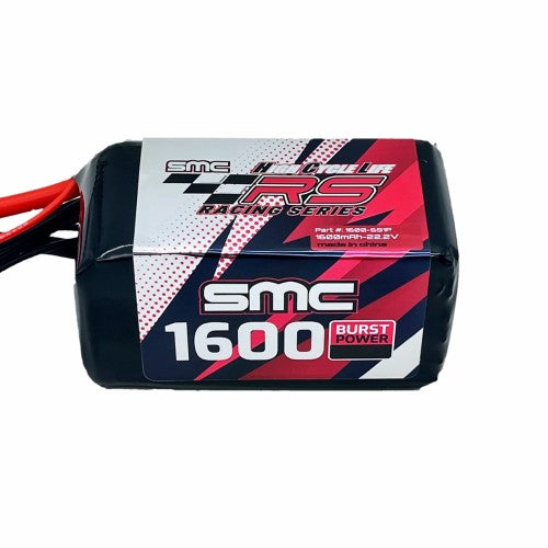 SMC Racing Series 22.2V 6S 1600mAh Lipo Battery Pack - XT60 Plug