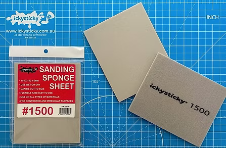 Icky Sticky SANDING SPONGE SHEET ASSORTED GRITS