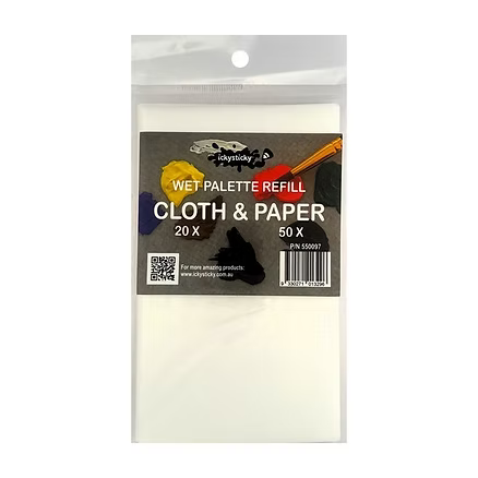 Icky Sticky CLOTH & PAPER REFILL 20/50PK
