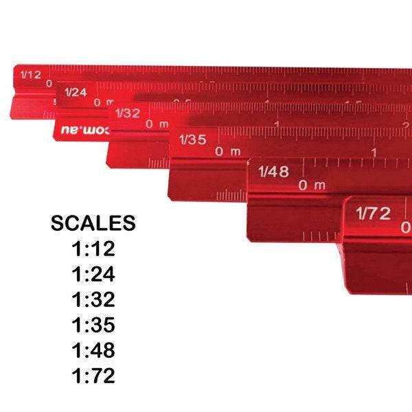 Scalable Ruler For Model Rockets Icky Sticky MODEL SCALE RULER