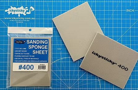 Icky Sticky SANDING SPONGE SHEET ASSORTED GRITS