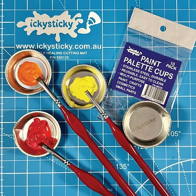 Icky Sticky PAINT PALETTE CUPS 10PK