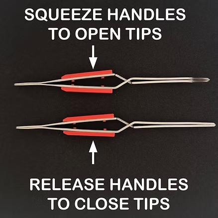 Icky Sticky REVERSE ACTION TWEEZERS 2PK