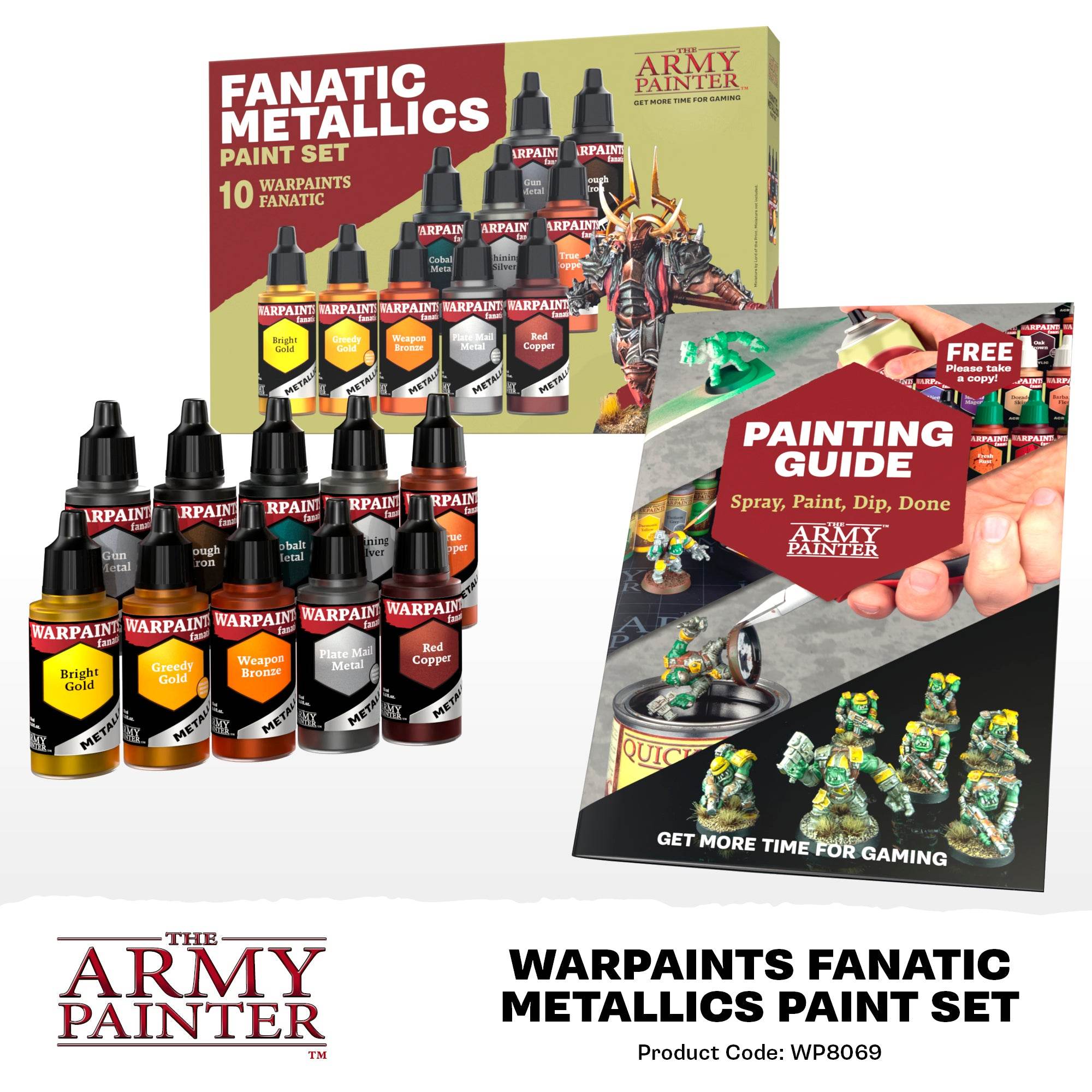 Army Painter - Warpaints Fanatic - Metallics Set - Rising Sun FPV