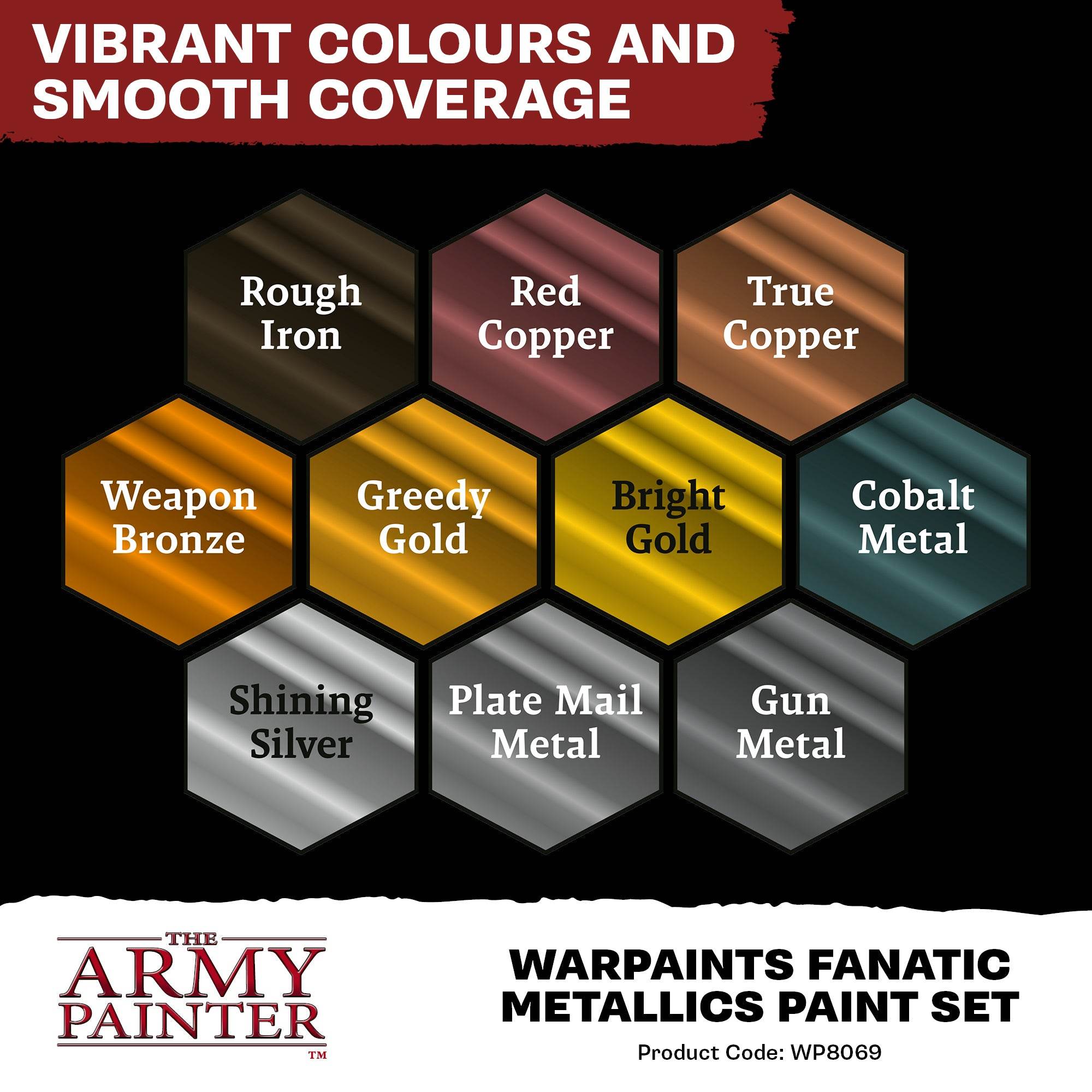 Army Painter - Warpaints Fanatic - Metallics Set - Rising Sun FPV