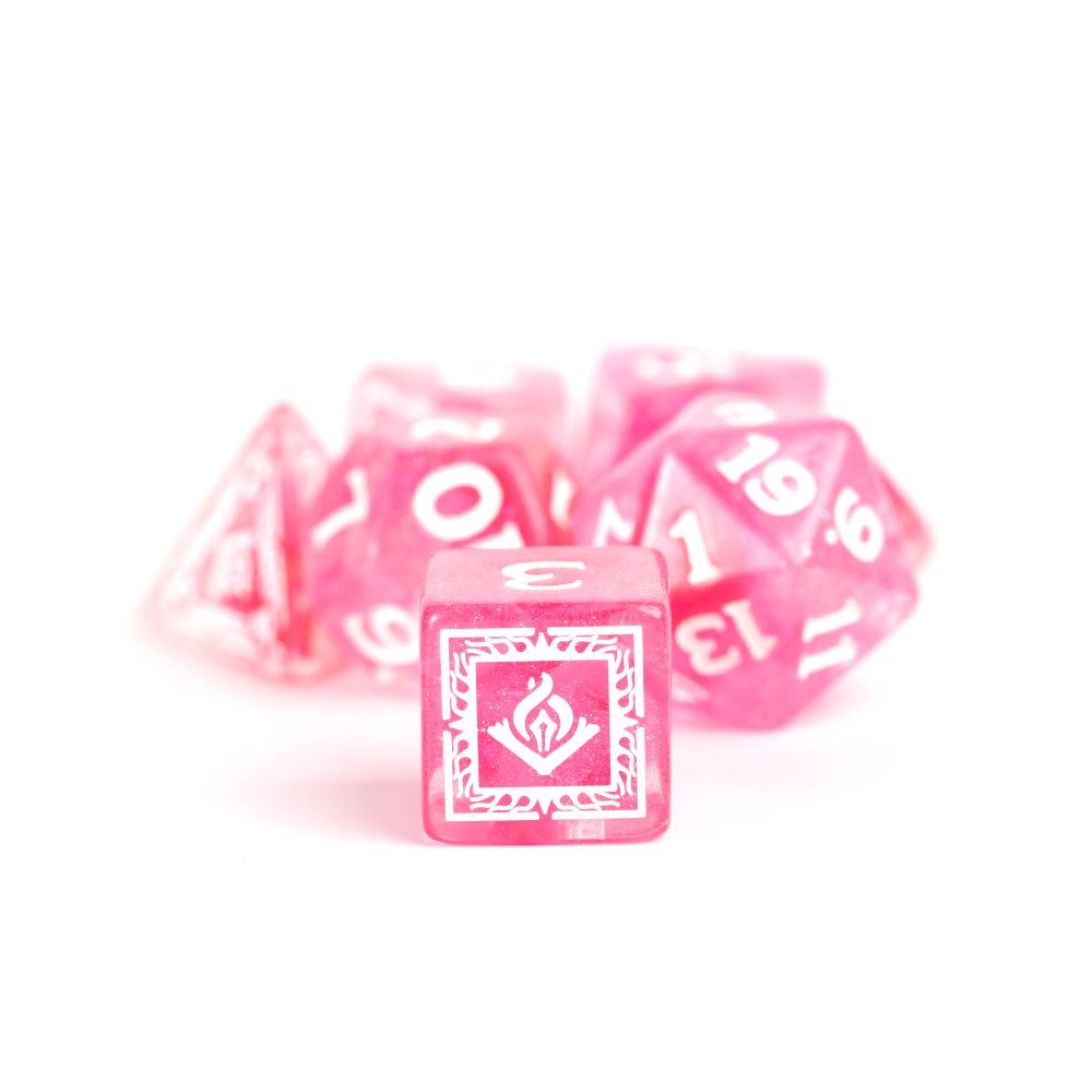 Sirius Dice - D&D Adventure Dice - Wizard - Fuchsia
