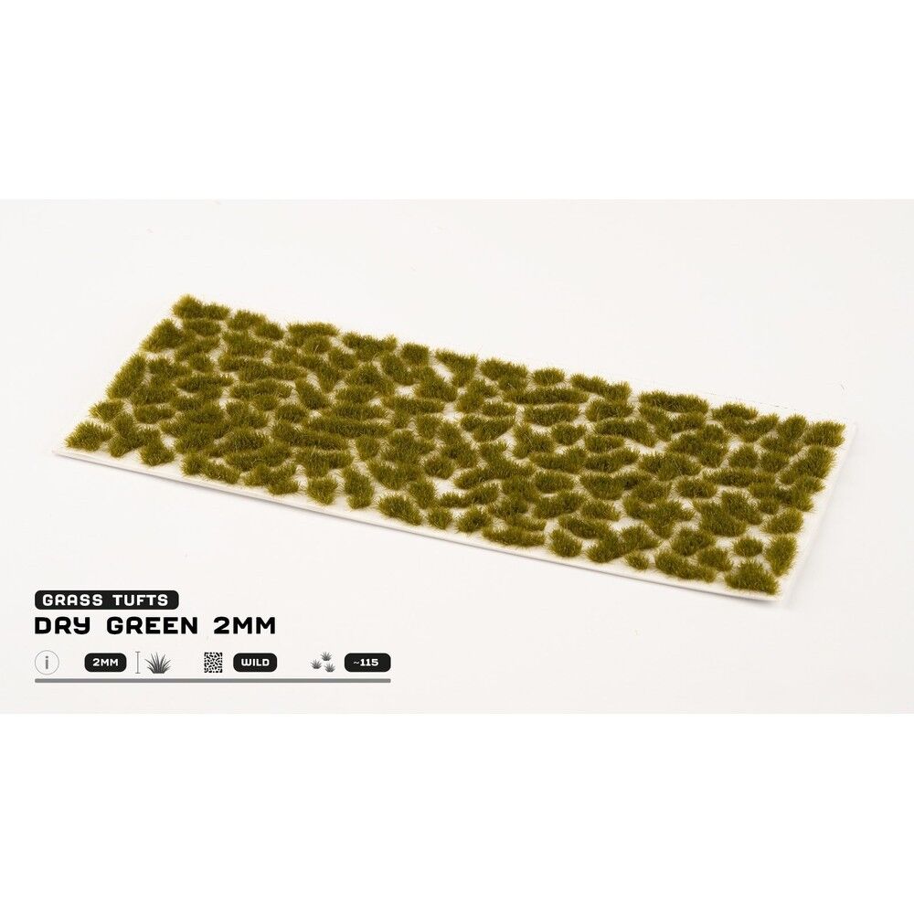 Gamers Grass - Grass Tufts - 2mm - Dry Green