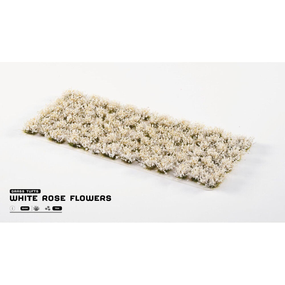 Gamers Grass - Grass Tufts - Flowers - White Rose