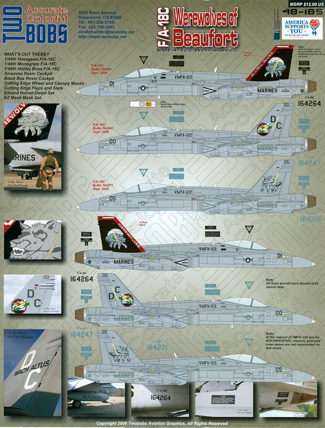 F/A-18C Werewolves of Beaufort (Decal)