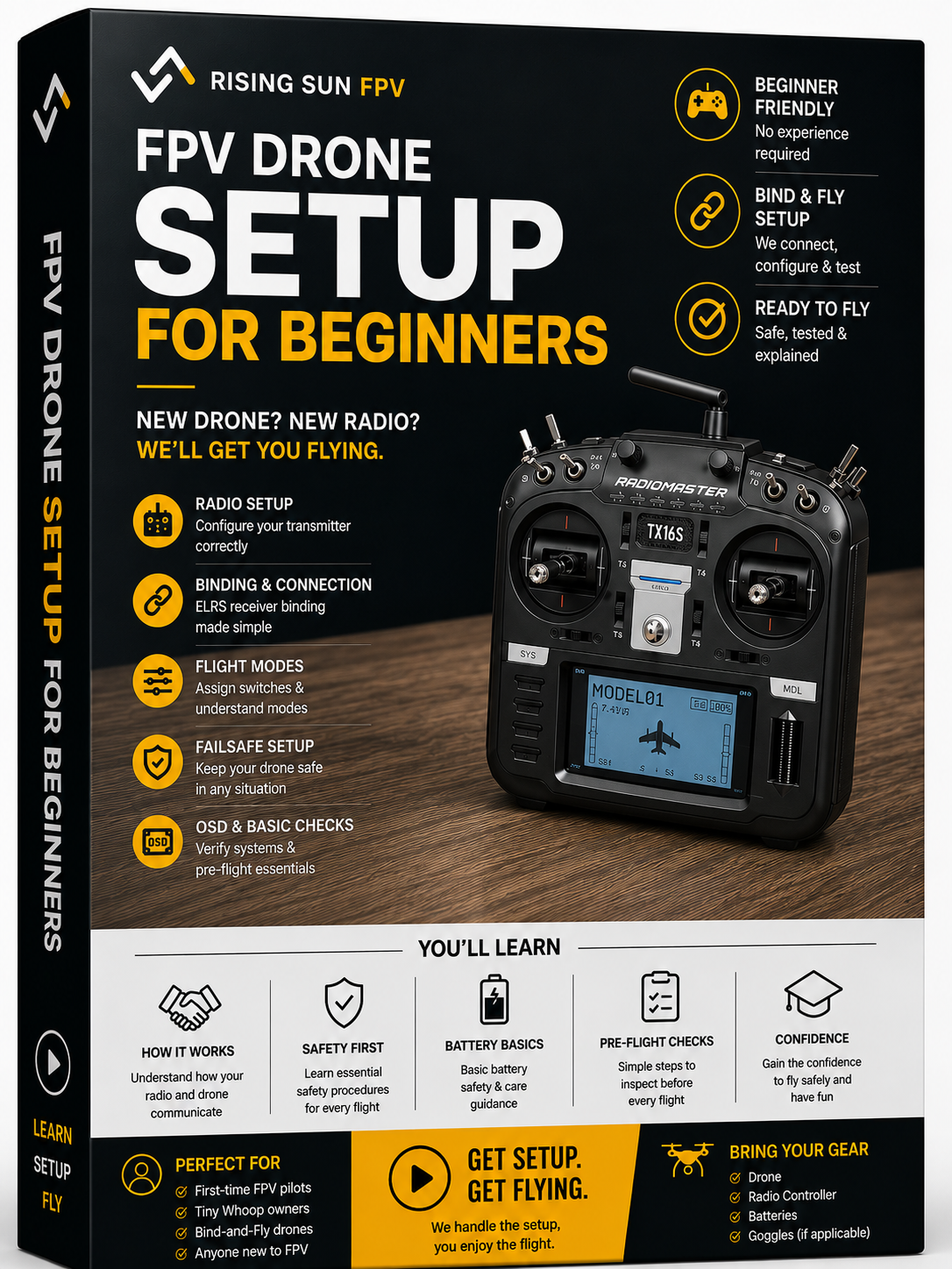 Lessons - FPV DRONE SETUP FOR BEGINNERS