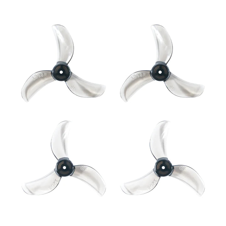 Gemfan 1208 3-blade Propellers(1.0mm Shaft)