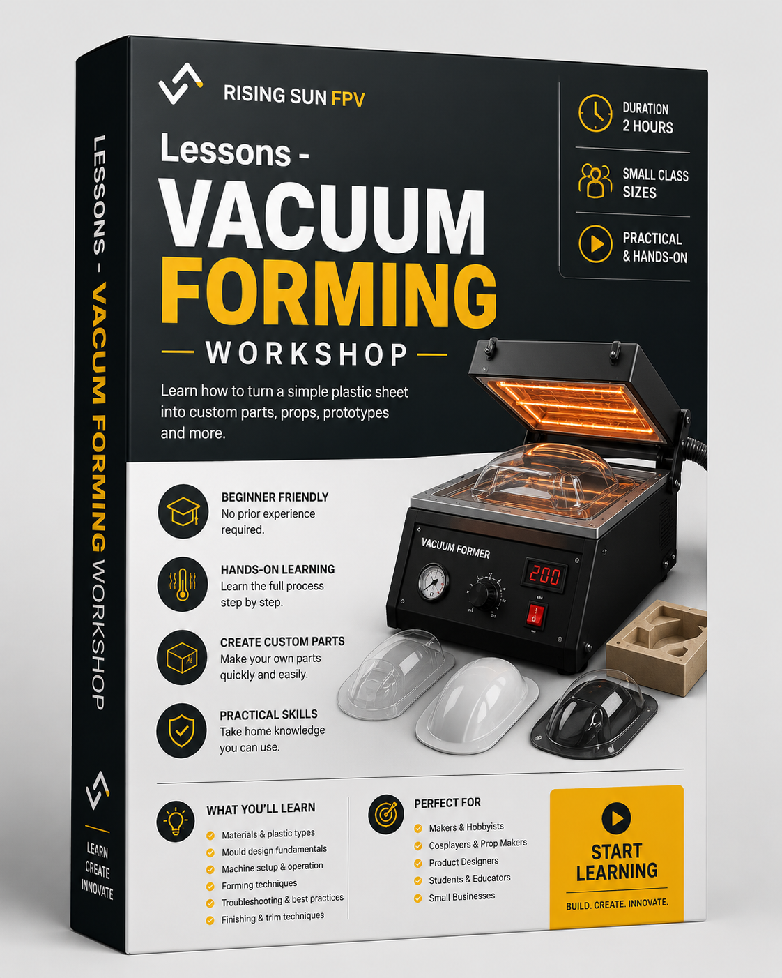Lessons - VACUUM FORMING WORKSHOP