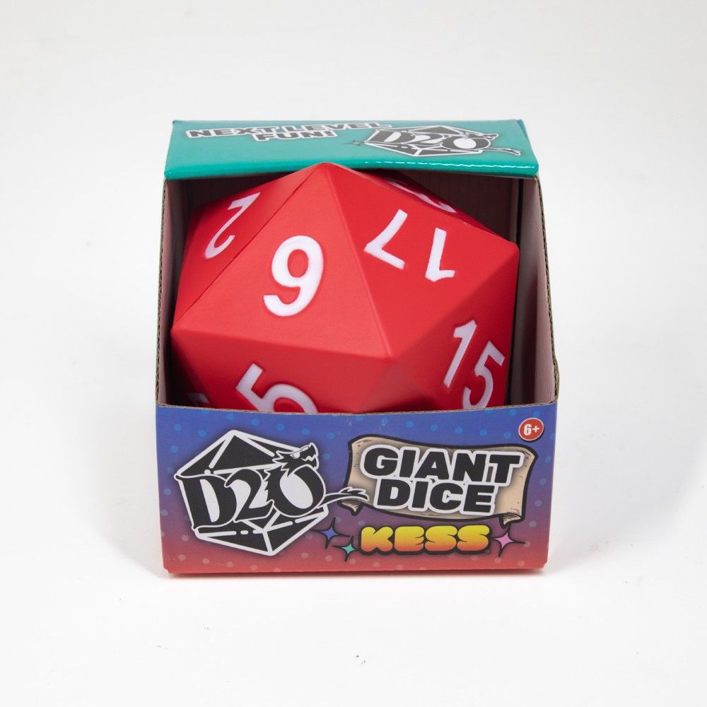 Foam Dice: D20 – Red