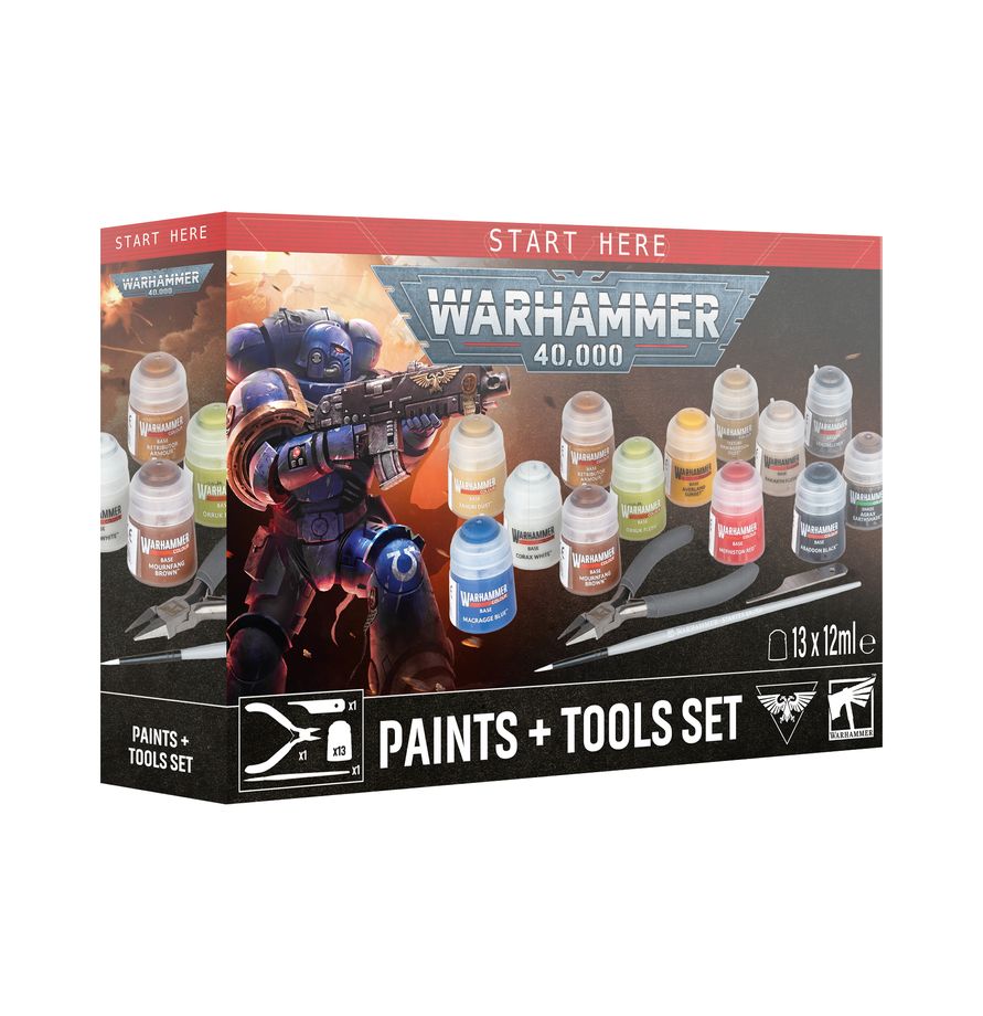60-12 Warhammer 40,000: Paint + Tools set
