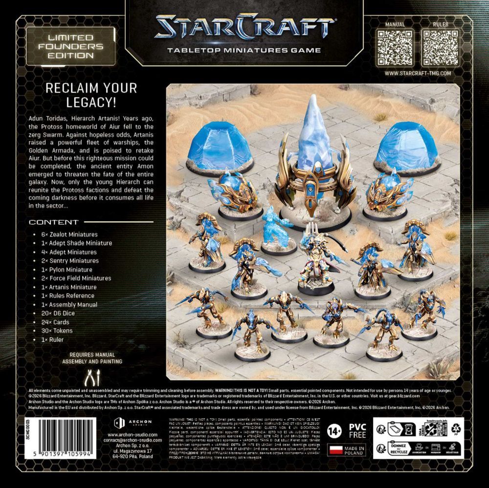 Starcraft Miniatures Games: Protoss Starters Set Founders Edition
