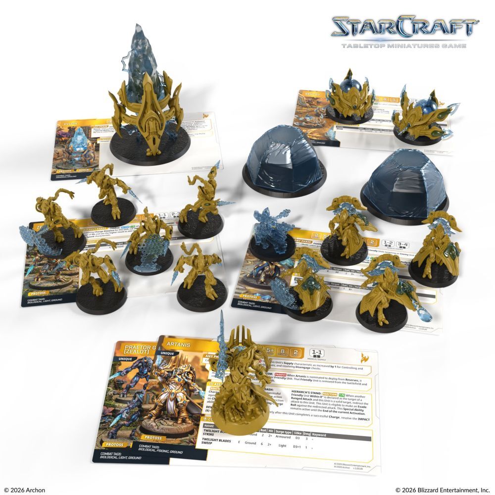 Starcraft Miniatures Games: Protoss Starters Set Founders Edition