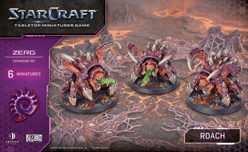 Starcraft Miniatures Games: Zerg - Roach - Expansion Set