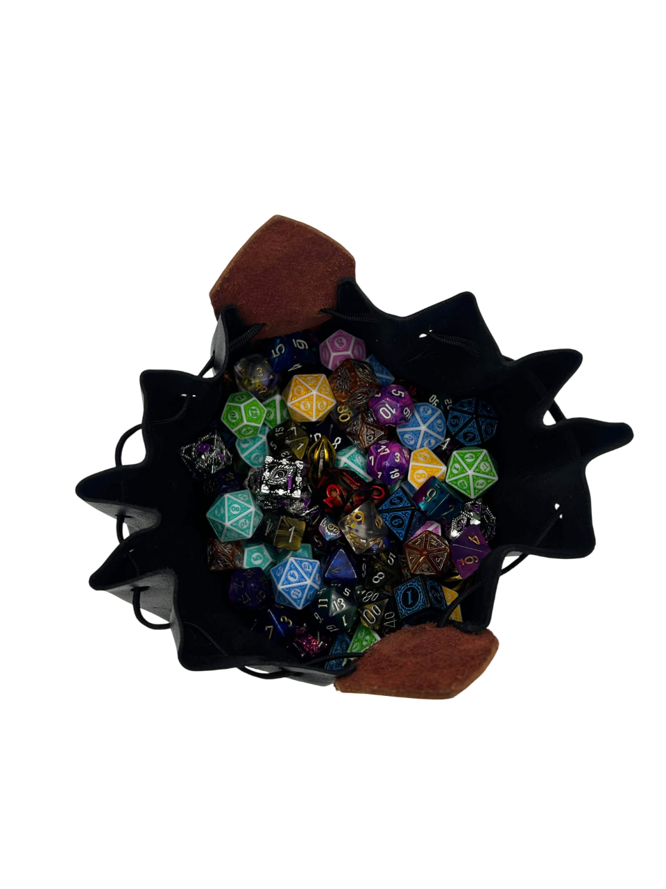 ATD Crafting – Hand-Stitched Leather Dice Bag