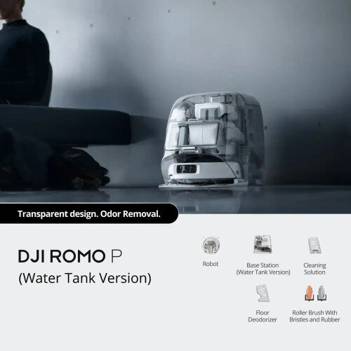 DJI Romo P Robot Vacuum (Water Tank Version)