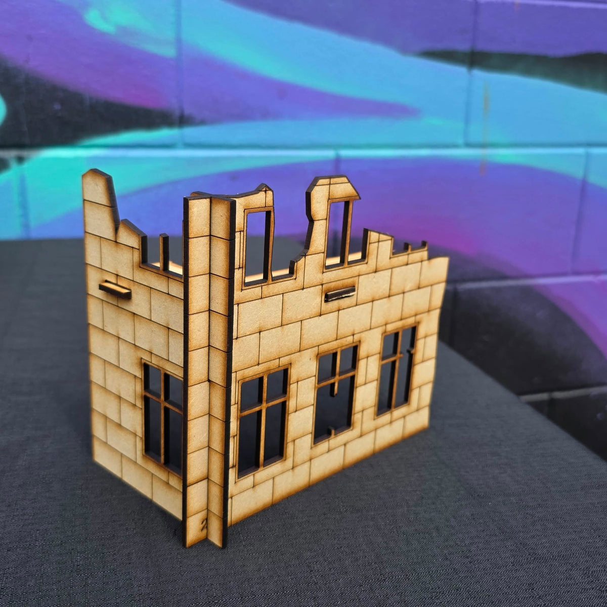 Laser Cut Terrain – Ruined Buildings &amp; Walls for Tabletop Gaming