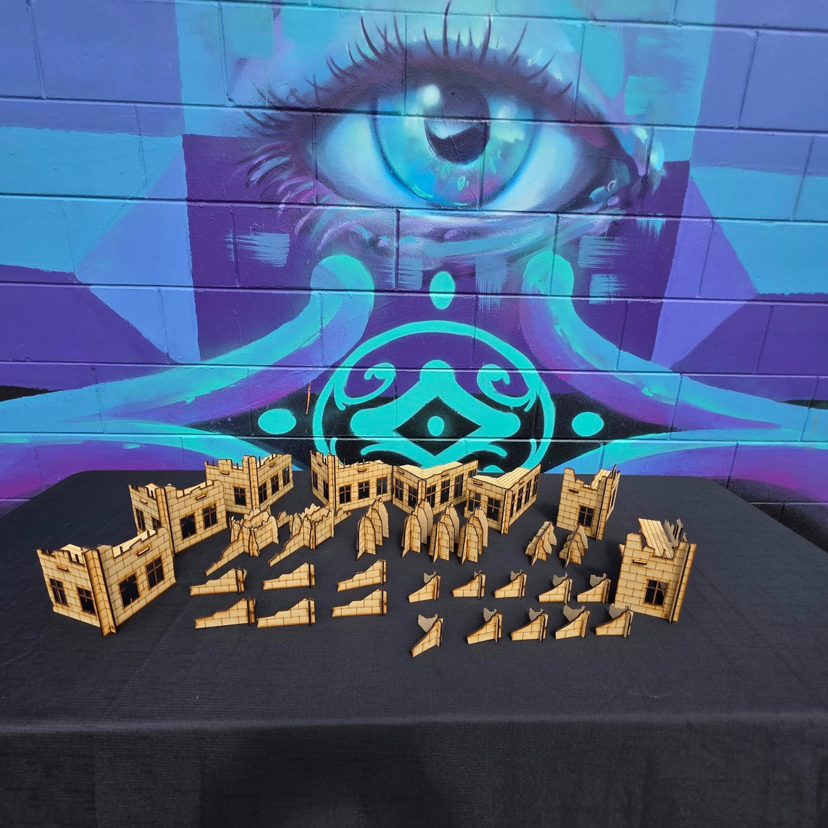 Laser Cut Terrain – Ruined Buildings &amp; Walls for Tabletop Gaming