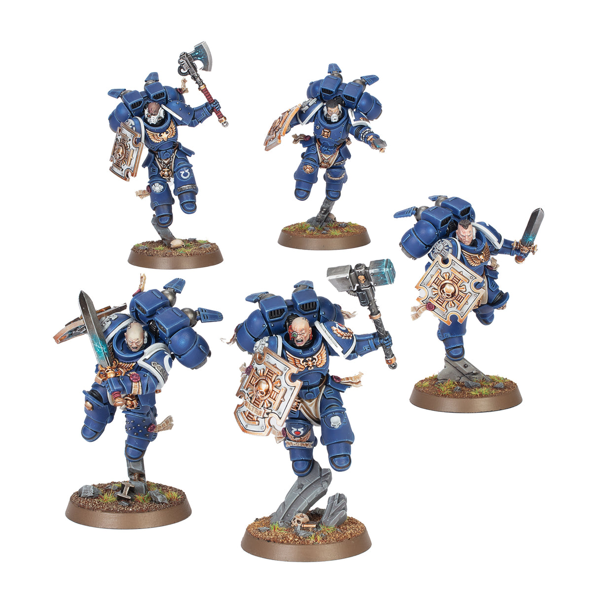 Space Marines Vanguard Veteran Squad with Jump Packs