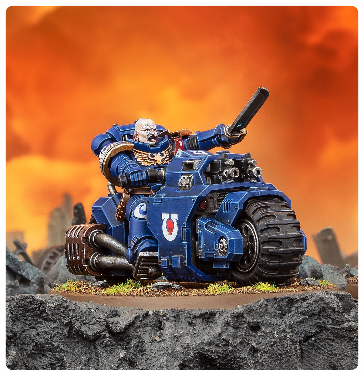 Space Marines Outrider Squad
