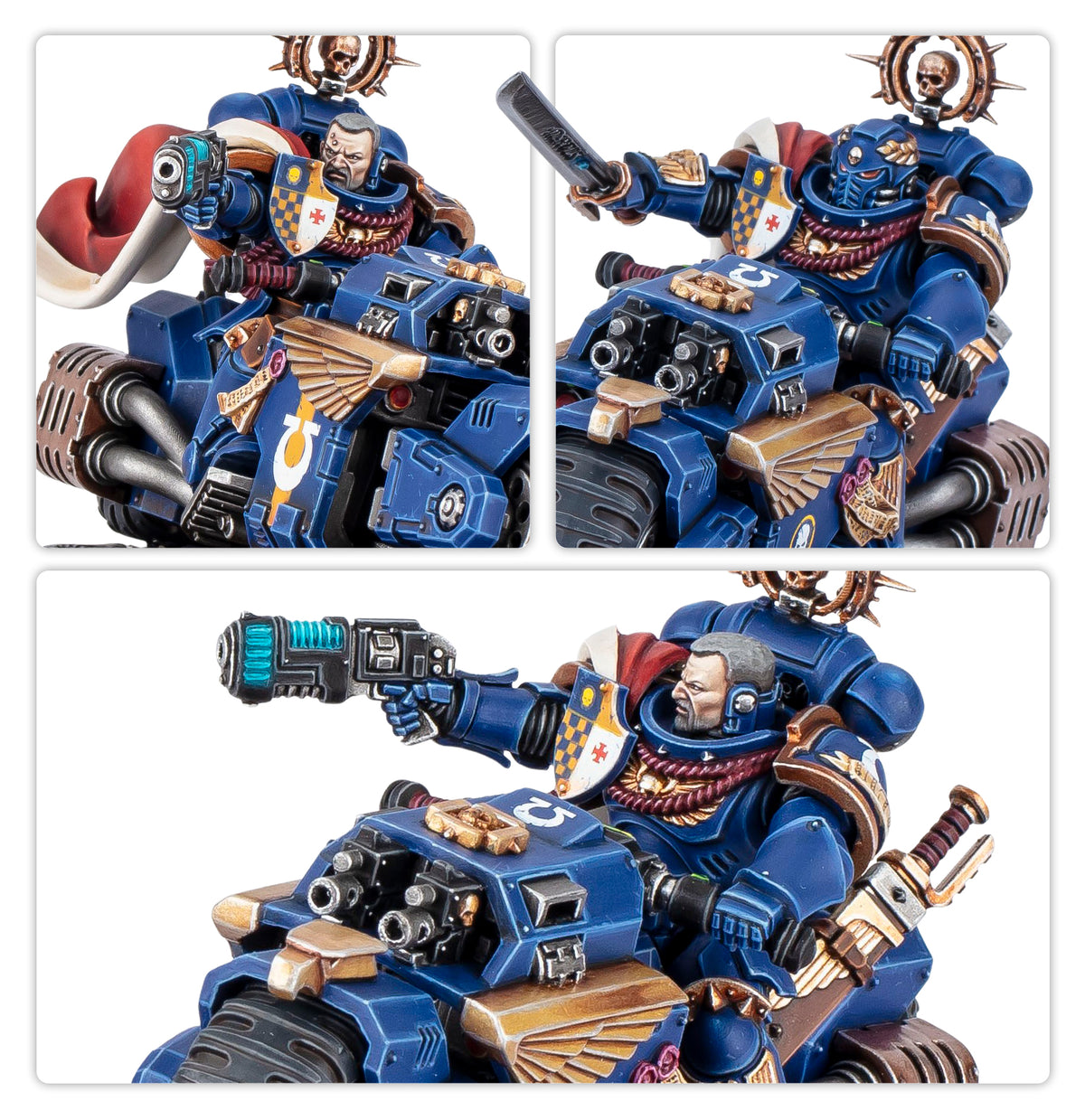 Space Marines Captain on Bike