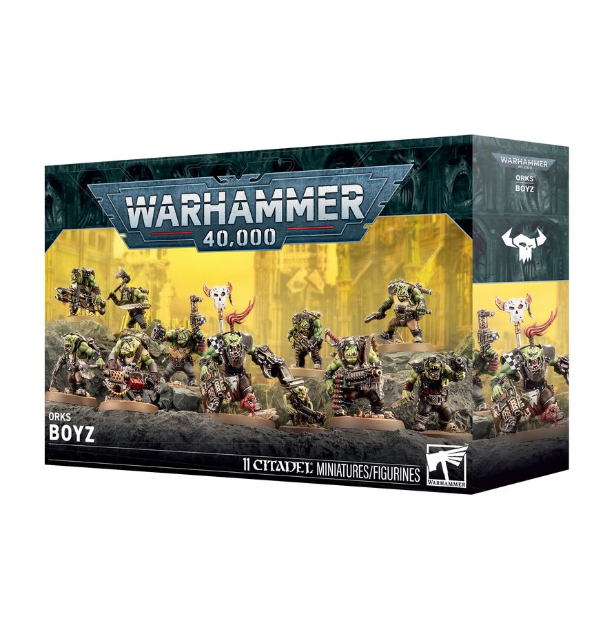 50-80 ORKS: BOYZ Pre-orders ship on or after launch day 05/09/2026