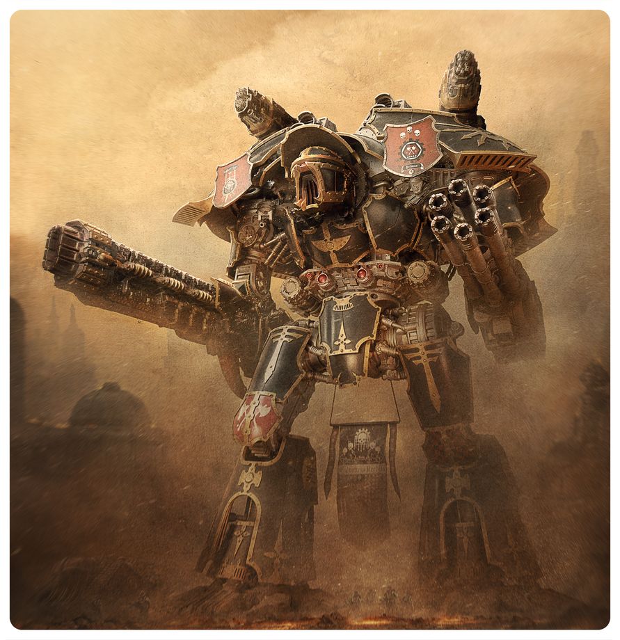 03-109 Legions Imperialis: Warlord Titan with Volkite Destructor and Macro-Gatling Blaster - Pre-orders ship on or after launch day 01/08/2026