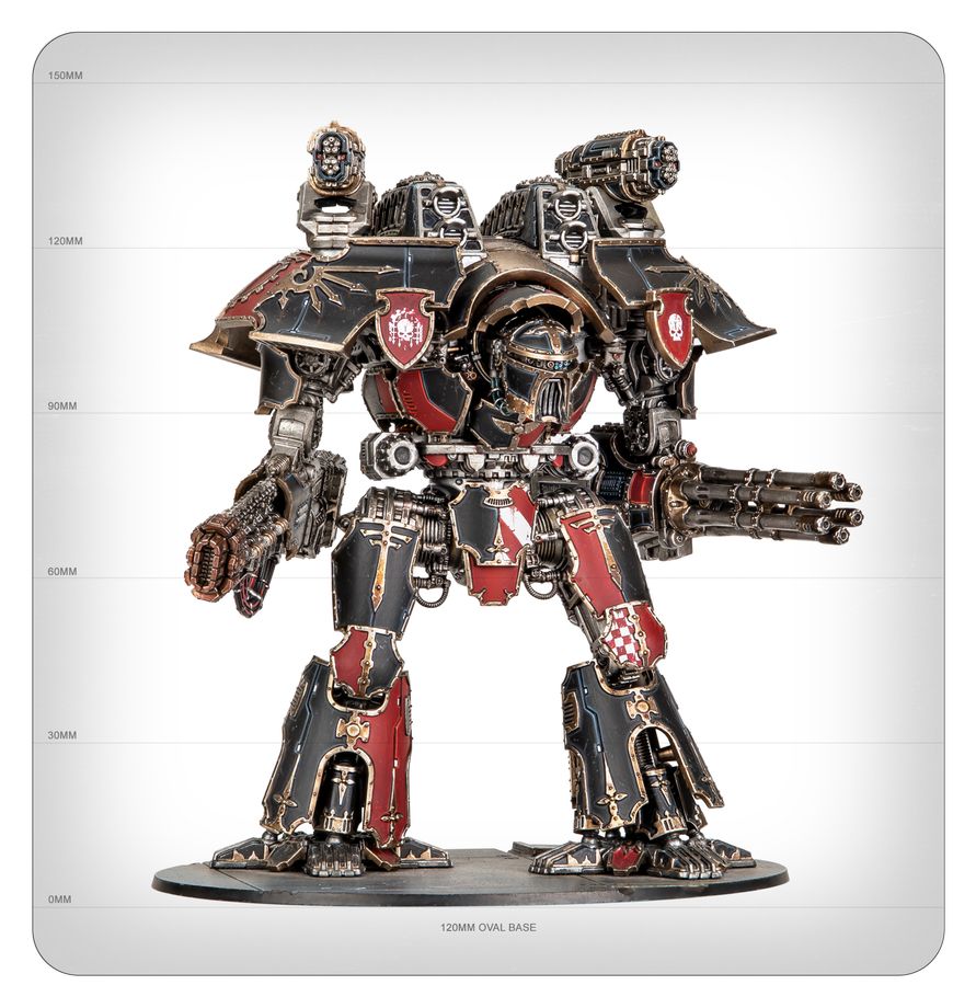 03-109 Legions Imperialis: Warlord Titan with Volkite Destructor and Macro-Gatling Blaster - Pre-orders ship on or after launch day 01/08/2026