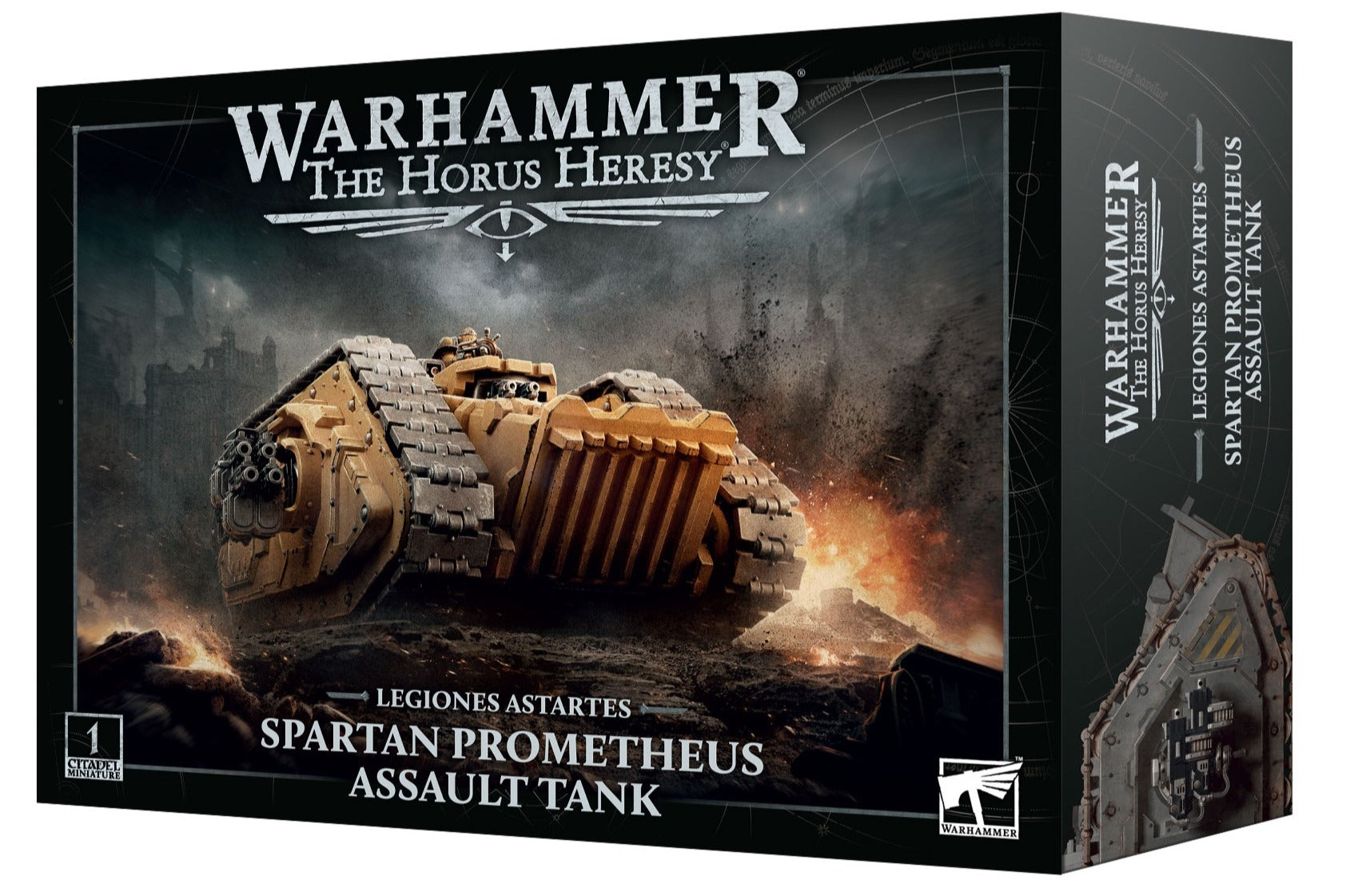 31-155 Legiones Astartes: SPARTAN PROMETHEUS ASSAULT TANK - Release date 06-Jun-26