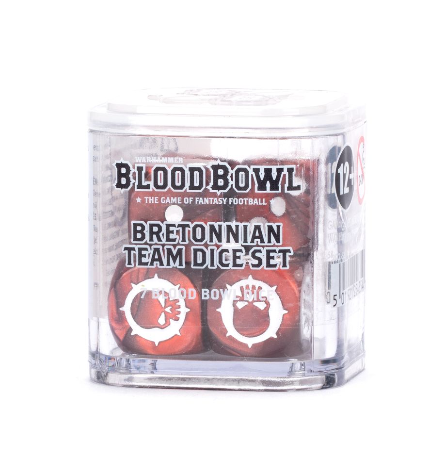 202-58 Blood Bowl: Bretonnian Team Dice