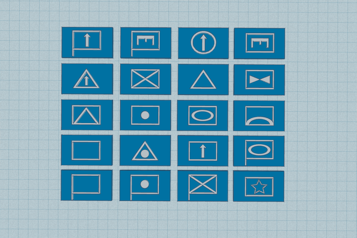 Mud Map Icons Set - Rising Sun FPV