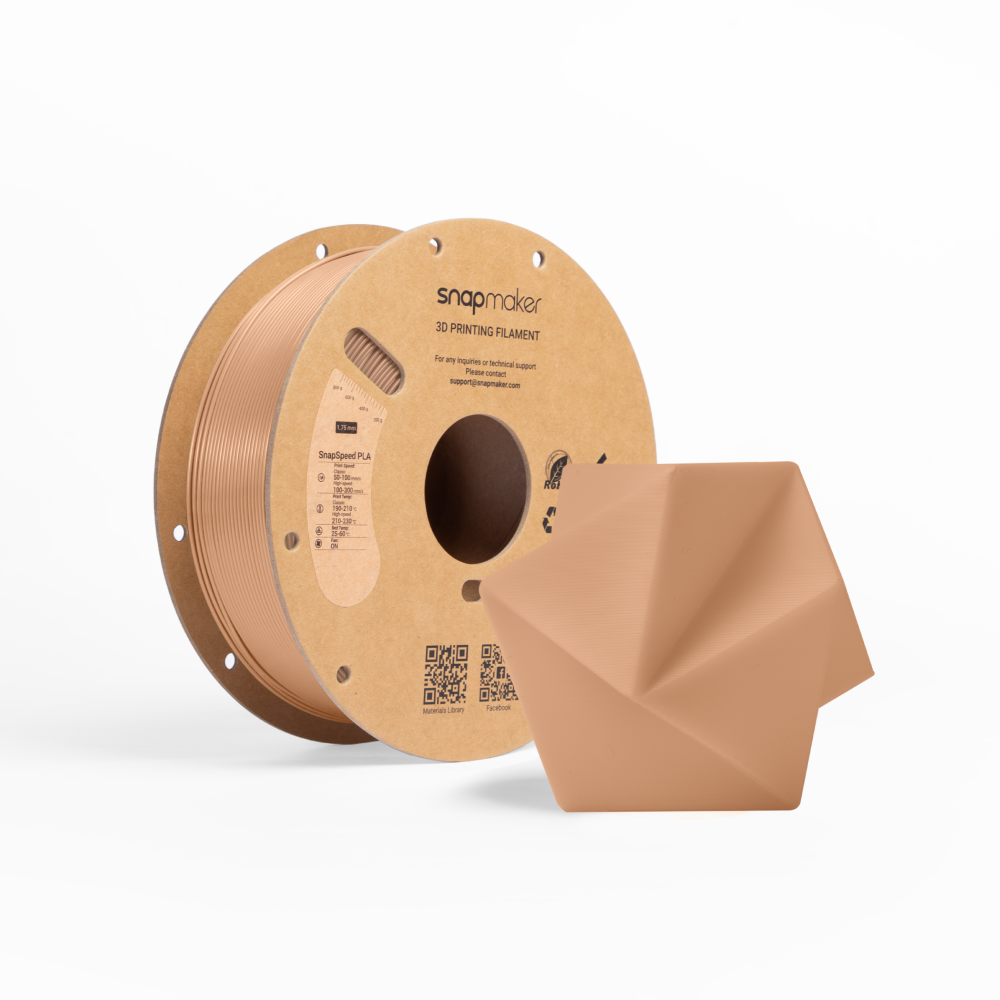 Snapmaker SnapSpeed PLA Filament (1kg, RFID) - Warm Beige
