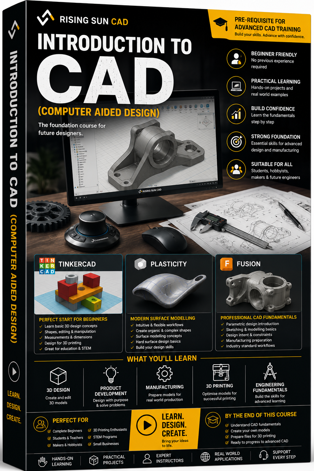 Lessons - INTRODUCTION TO COMPUTER AIDED DESIGN (CAD)