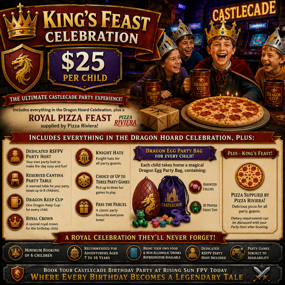 Castlecade Birthday Parties