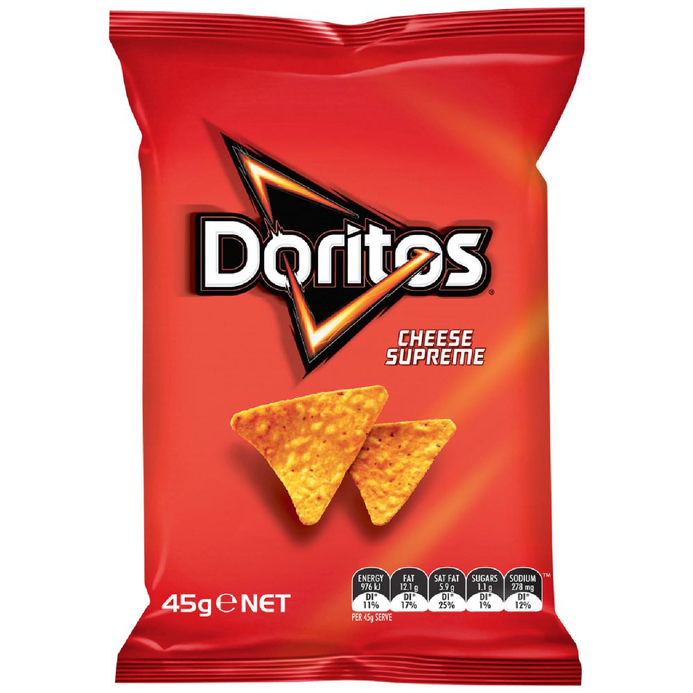 Doritos Corn Chips Cheese Supreme 45g
