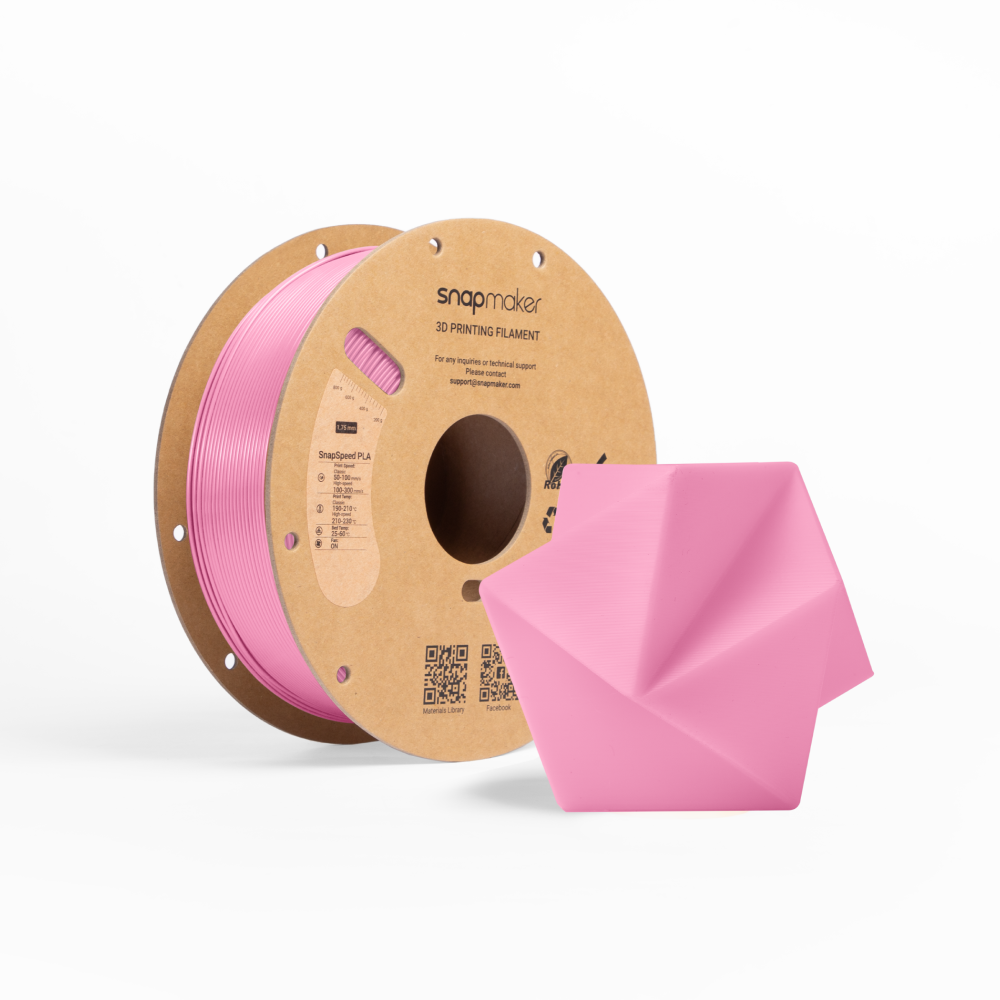 Snapmaker SnapSpeed PLA Filament (1kg, RFID) - Pink