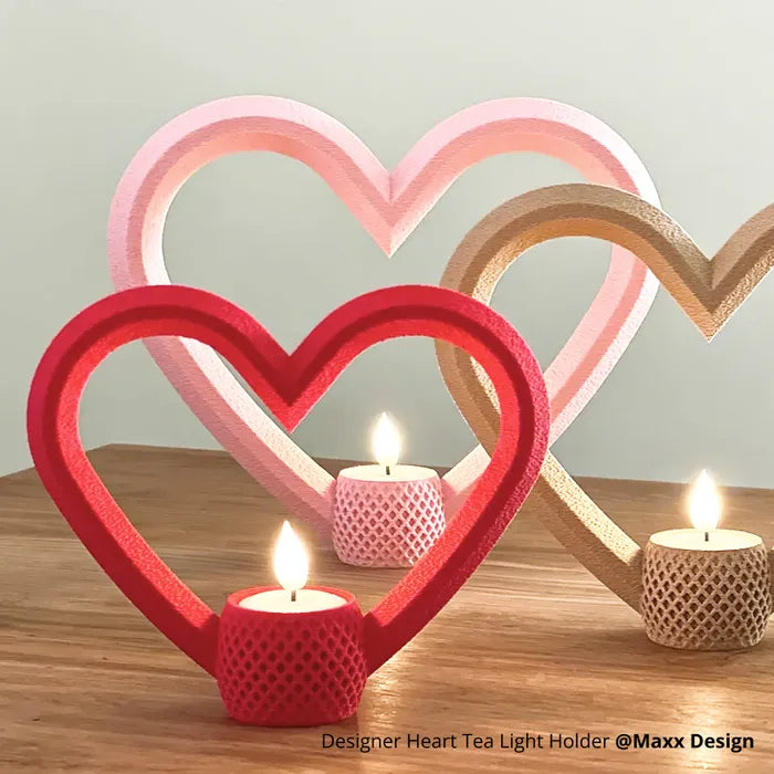 Bambu Lab LED Flame Tea Light Candle Set (12pcs) Warm Yellow (KC008)