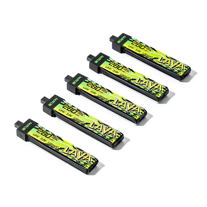LAVA II 1S 280mAh Battrey 95C (5PCS)
