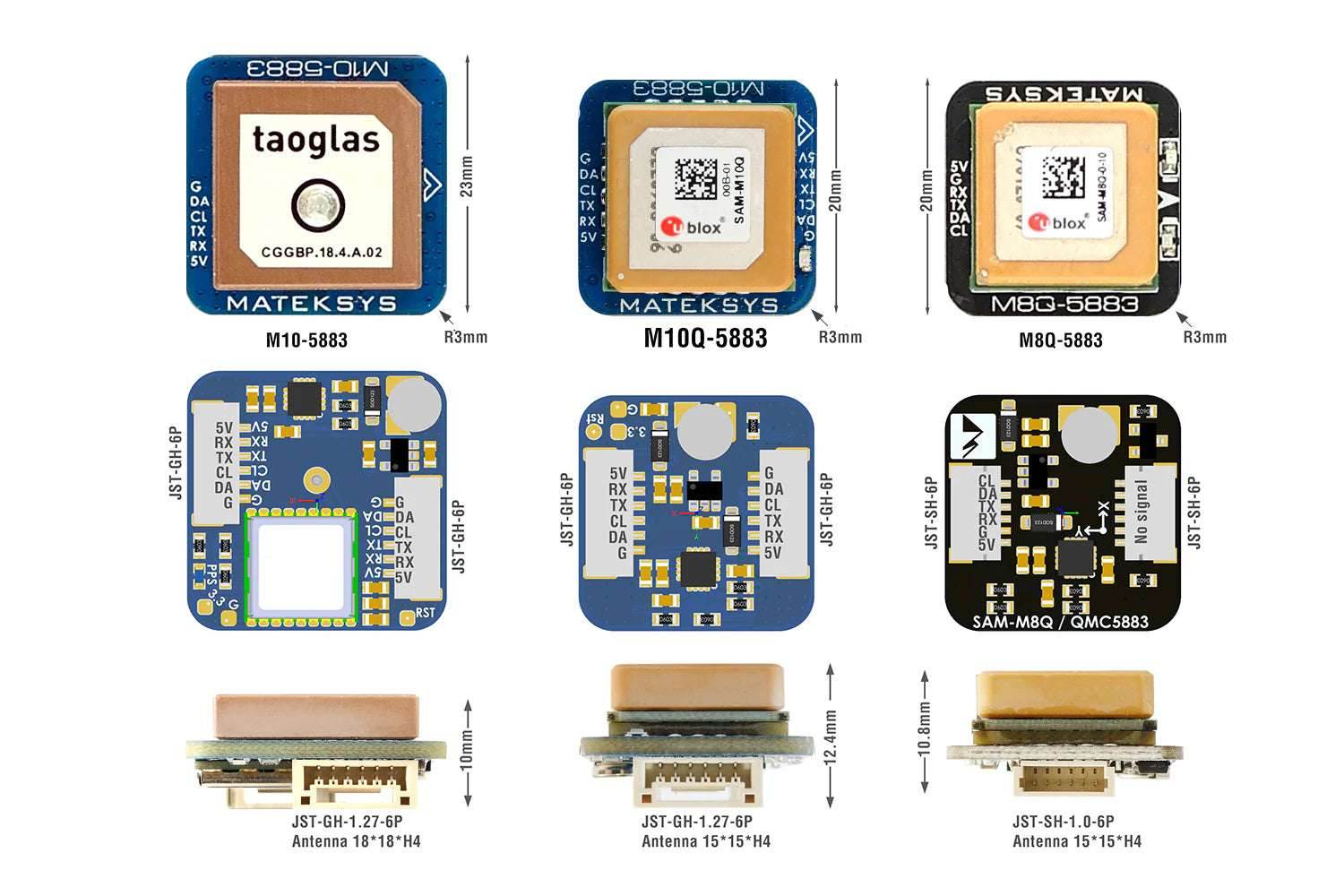 Matek M10Q-5883 GPS GNSS & Compass - Rising Sun FPV