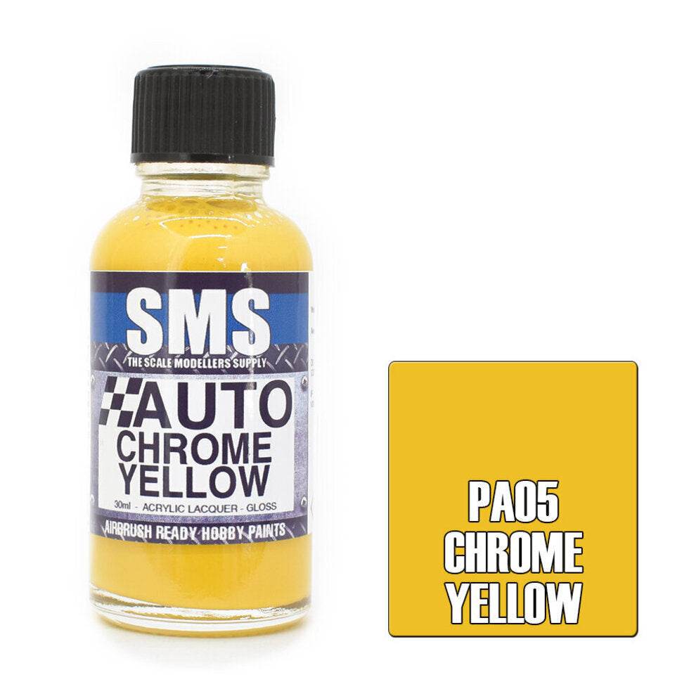 Auto Colour CHROME YELLOW 30ml - Rising Sun FPV