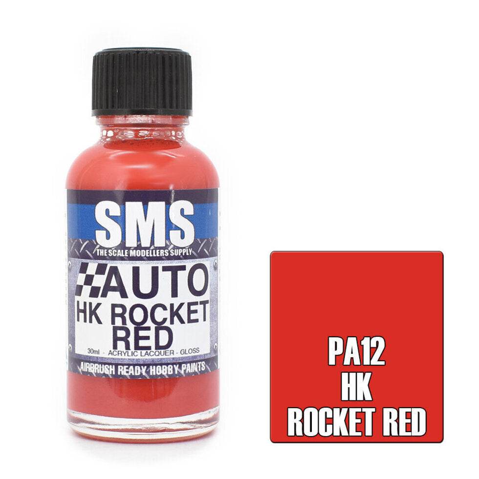 Auto Colour HK ROCKET RED 30ml (70's HOLDEN ENGINE) - Rising Sun FPV