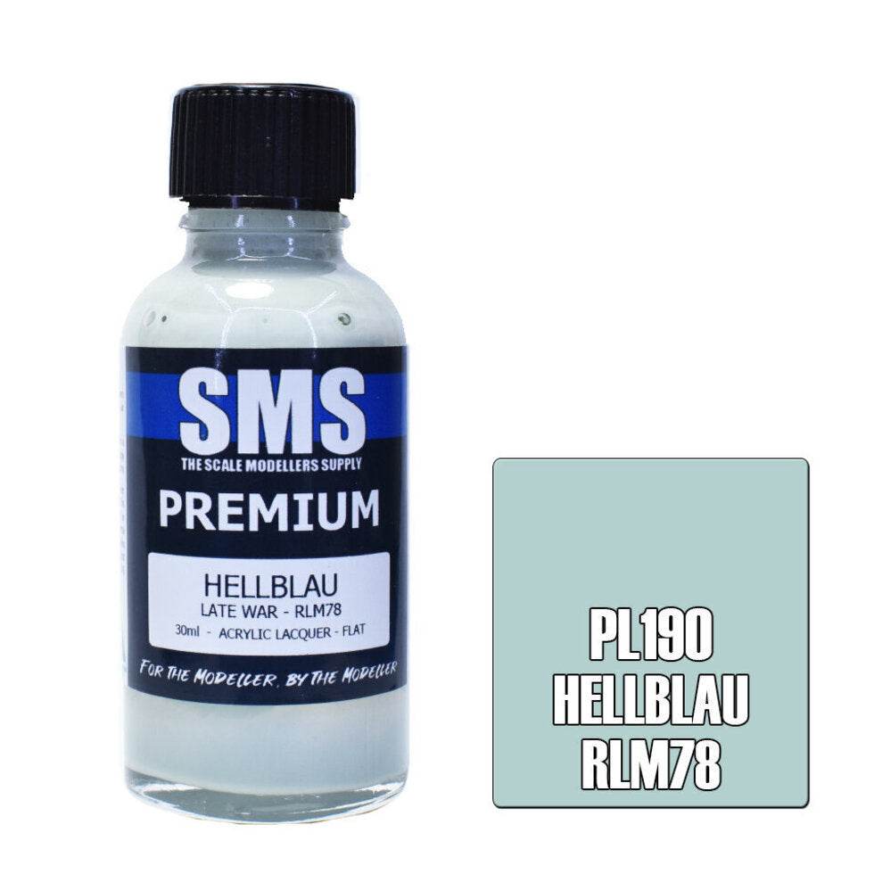 Premium HELLBLAU RLM78 LATE WAR 30ml - Rising Sun FPV