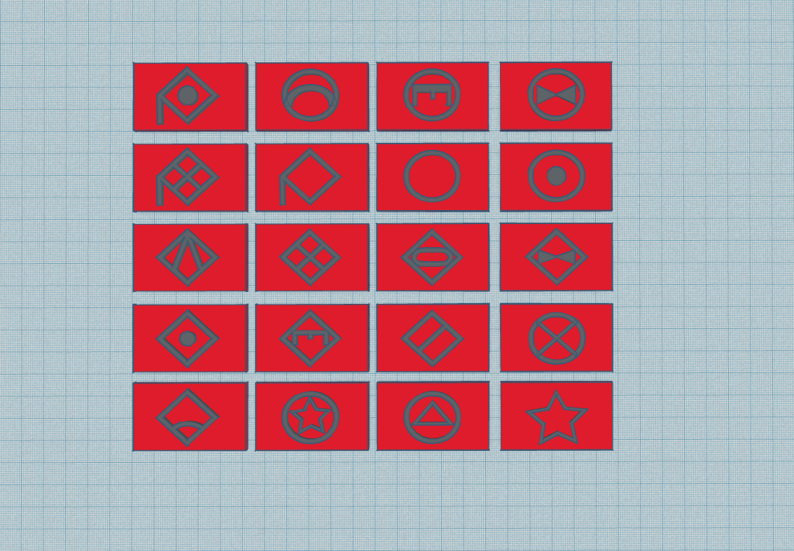 Mud Map Icons Set - Rising Sun FPV