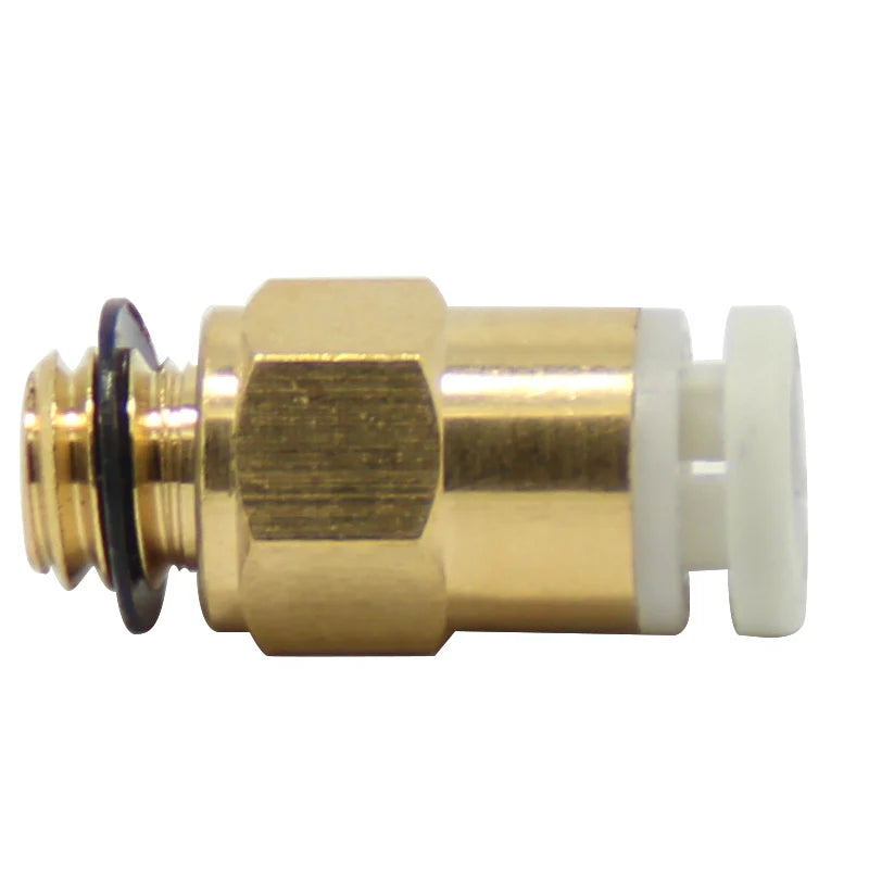 M6 Remote Pneumatic Connector Brass - No Pass Through