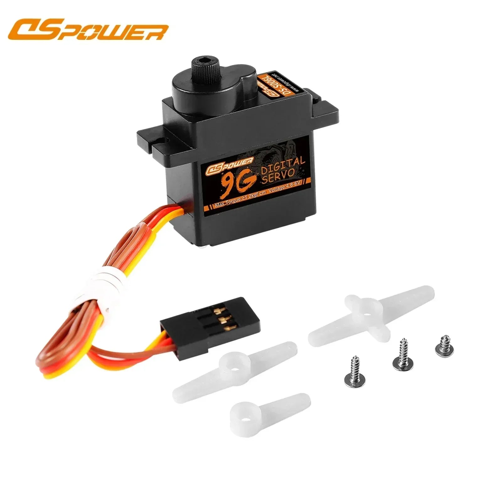 DSpower 9g Micro Clutch Digital Servo Motor JR Plug Plastic Gear for RC