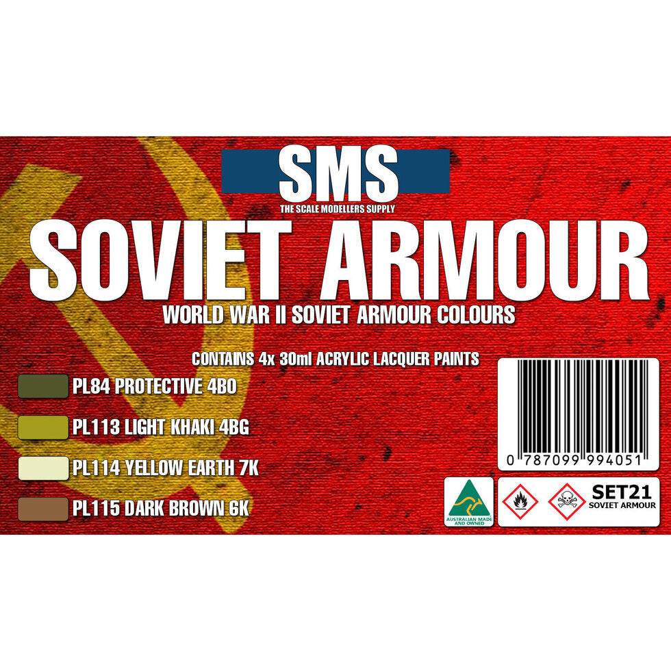 Soviet Bullet Color Code SMS SOVIET WWII ARMOUR Colour Set
