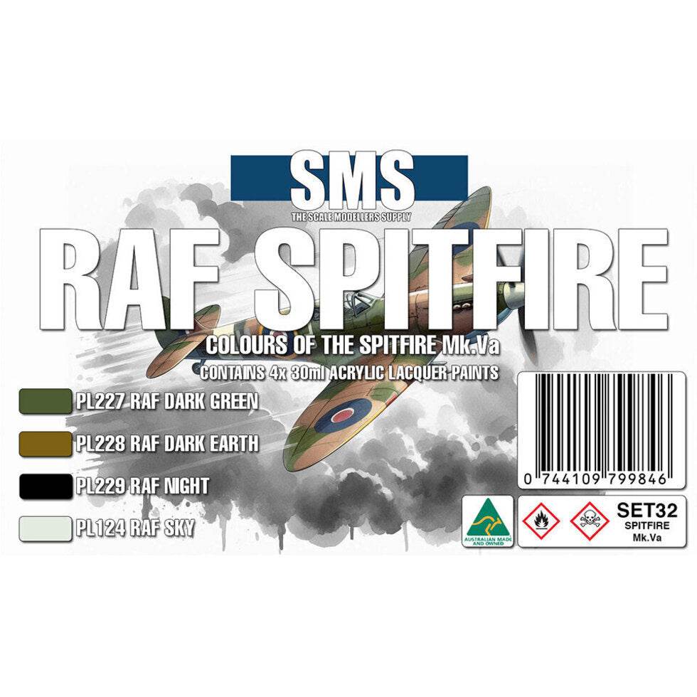 RAF SPITFIRE Mk.Va Colour Set